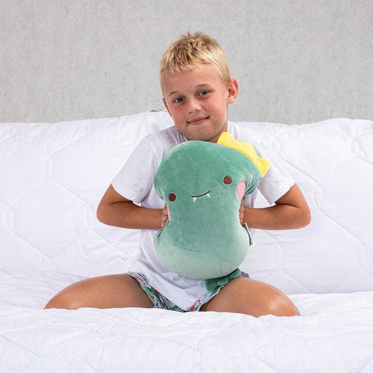 Detský tvarovateľný squish vankúšik KROKODÍL 40 cm - galéria #3
