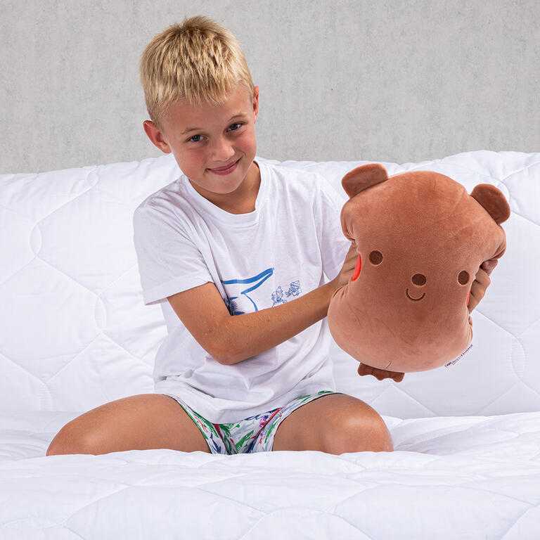 Detský tvarovateľný squish vankúšik MEDVEĎ 40 cm - galéria #4