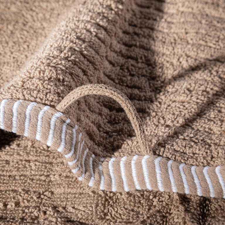 Sada 2 ks froté uterákov TEO taupe 50 x 90 cm - galéria #3