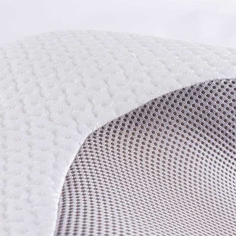 Ergonomický vankúš z pamäťovej peny bielo-šedá 60 x 35 cm - galéria #5