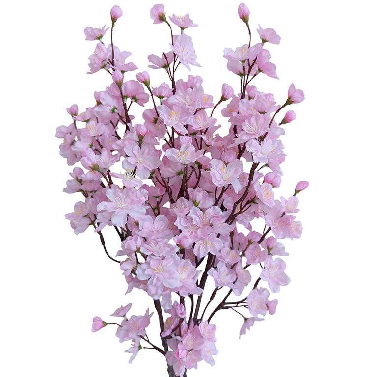Zväzok vetvičiek ČEREŠŇA ružová 78 cm, 3 ks