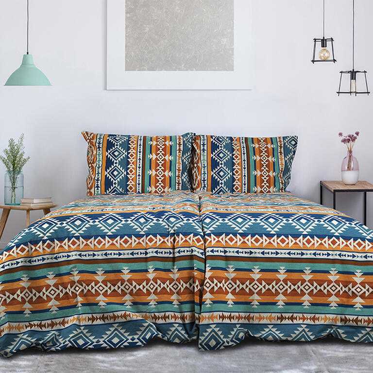 Flanelové posteľné obliečky AZTEC SPIRIT