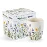 Porcelánový hrnček LEVANDUĽA A MOTÝLI v darčekovej krabičke 350 ml