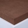 Napínacia plachta na posteľ froté EXCLUSIVE tmavo hnedá sada 2 ks 90 x 200 cm