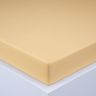 Napínacia plachta na posteľ jersey EXCLUSIVE žltá 90 x 200 cm