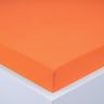 Napínacia plachta na posteľ jersey EXCLUSIVE oranžová 160 x 200 cm