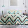 Krepové posteľné obliečky DIAGRAM 2x jednolôžko