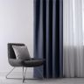 Zatemňovací záves blackout RESTILO indigo 140 x 245 cm sada 2 ks