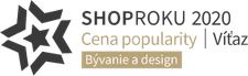 ShopRoku 2020 - Cena popularity - Víťaz - Bývanie a design